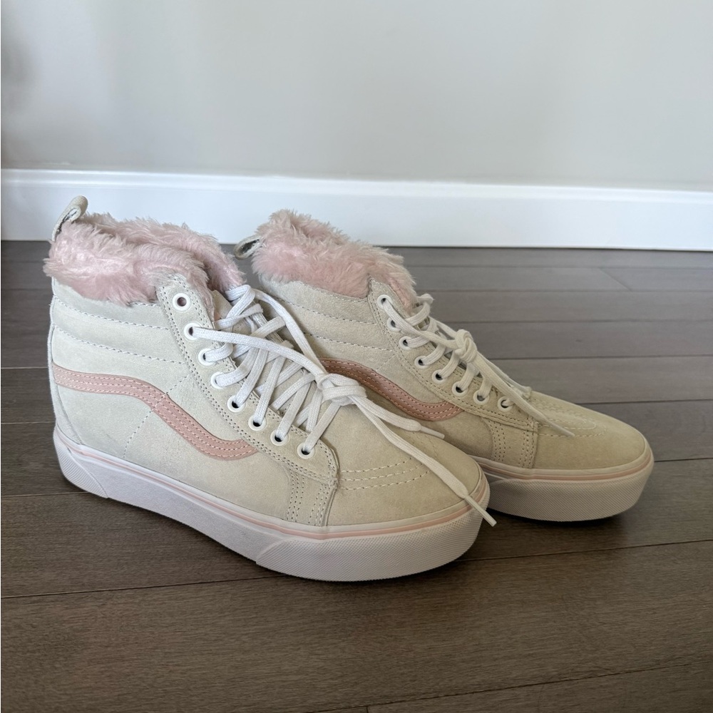Fuzzy High Top Vans